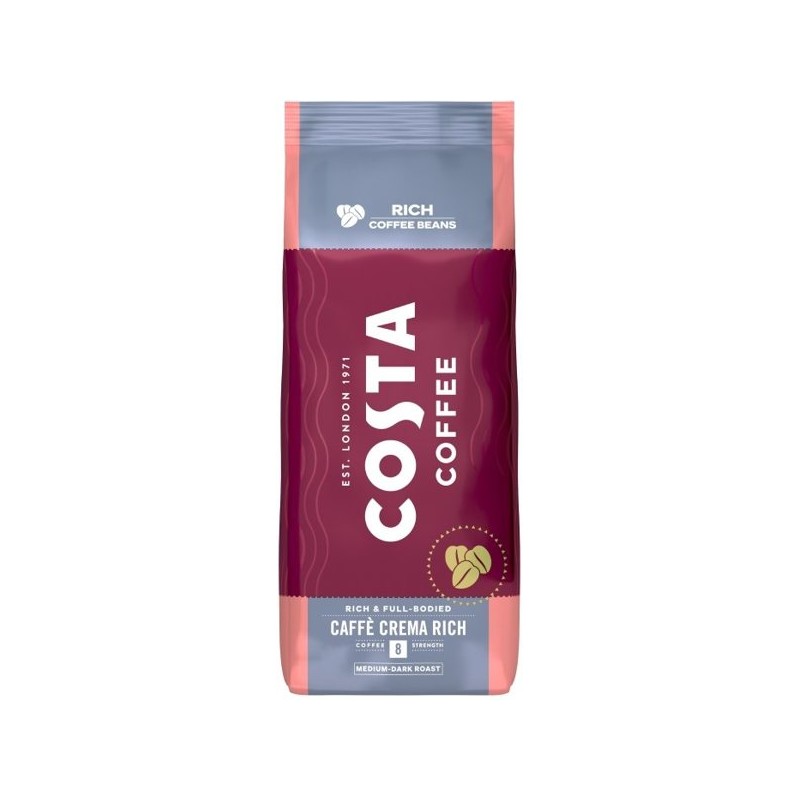 Kawa ziarnista Costa Coffee Caffe Crema RICH 1KG