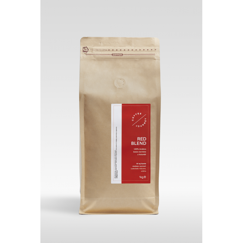 Kawa ziarnista Coffee Journey RED BLEND z Kolumbii 1kg